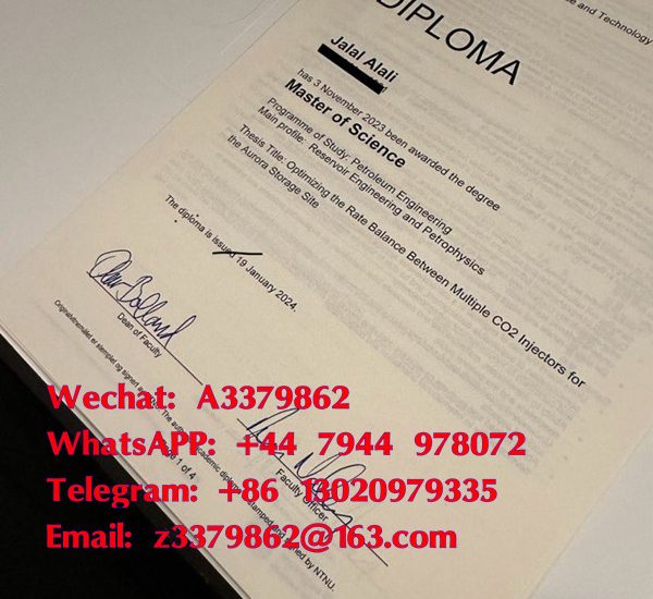 NTNU-Diploma挪威科技大学毕业证样式