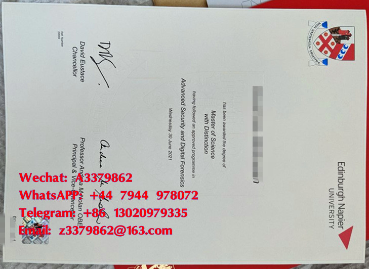 Edinburgh Napier University degree，龙比亚大学毕业证出师无敌