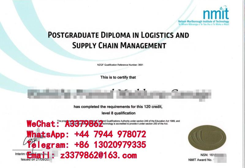 补办纳尔逊理工学院毕业证，NMIT Diploma学位证书风采