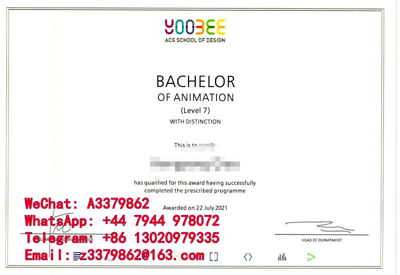 新西兰Yoobee设计学院毕业证篇：Yoobee Diploma文凭参考图