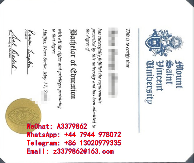 探索圣文森山大学毕业证，MSVU Diploma文凭精髓