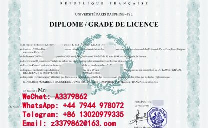 巴黎第九大学硕士学位证书，Université Paris Dauphine Diploma哪家强？巴黎第九大学毕业证决胜负，本科文凭办理