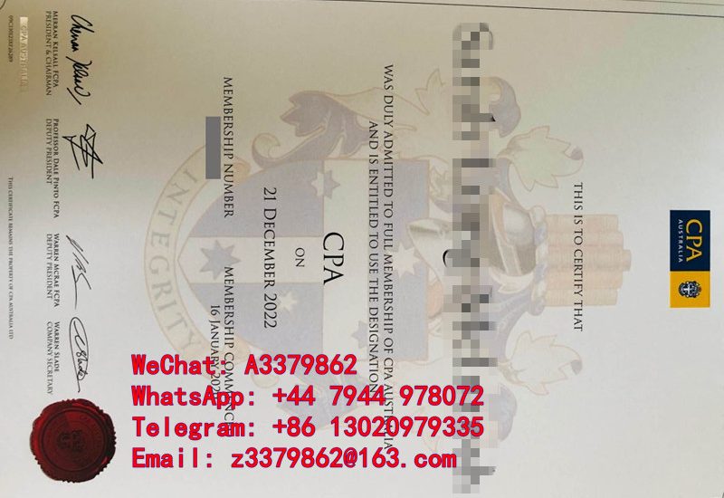 澳大利亚注册会计师证书，CPA Australia Diploma优势