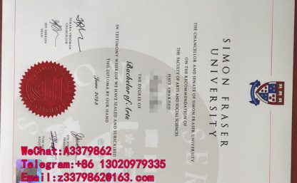 SFU diploma，西蒙菲莎大学毕业证烫金，文凭镭射实录