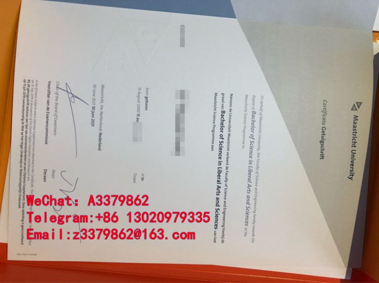 再见马斯特里赫特大学毕业证书，Universiteit Maastricht Diploma文凭细节图