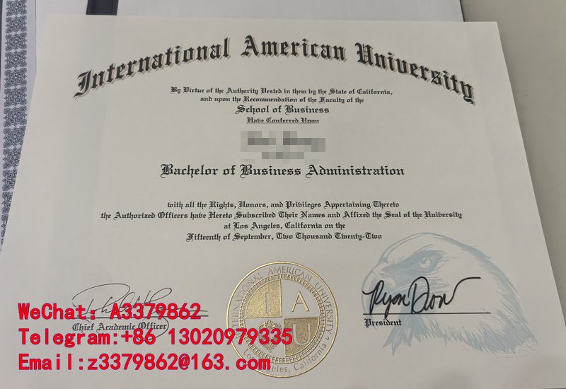 可查国际美国大学毕业证书，IAU Diploma支持背调